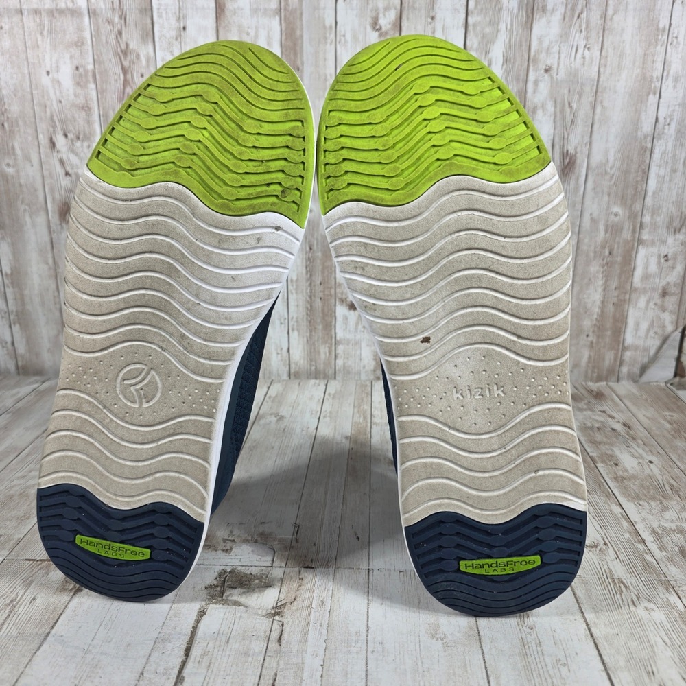 Kizik Lima Atlantic Blue Hands-Free Slip On Knit Sneakers Mens 11.5 - Picture 6 of 8